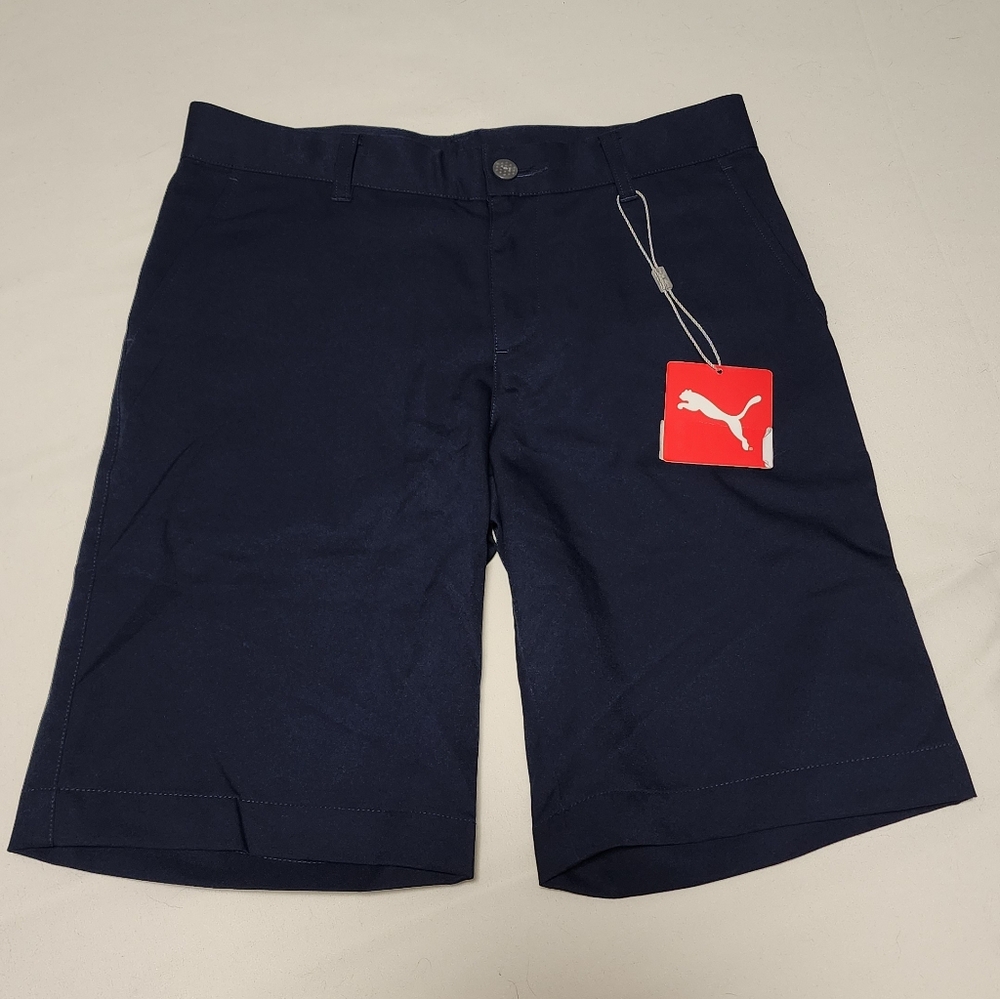 Boys Puma Navy Blazer Short